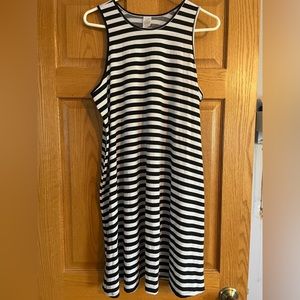 West|loop stripped dress